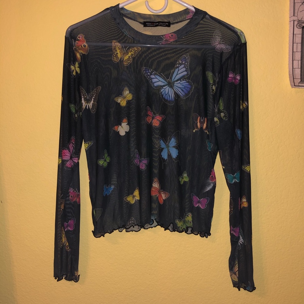 Butterfly mesh top